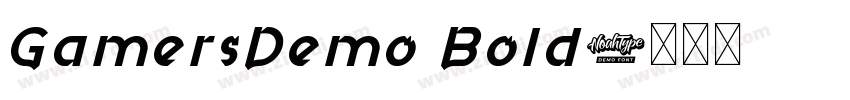GamersDemo Bold字体转换